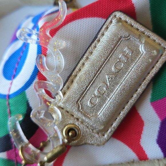 Coach Poppy Multicolor Spotlight Crossbody Glam C Signature - Picture 5 of 16